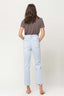 SUPER HIGH RISE DISTRESSED CROP STRAIGHT - Premium  from VERVET by Flying Monkey - Just $43.44! Shop now at Alexi and Gray