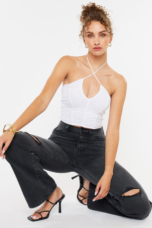 Ultra High Rise 90's Flare Jeans - Premium  from Kan Can USA - Just $54.90! Shop now at Alexi and Gray