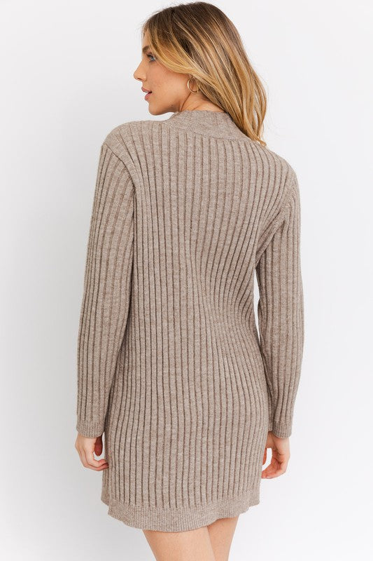 Turtle Neck Sweater Dress - Premium  from Gilli - Just $55! Shop now at Alexi and Gray