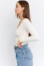 LONG SLEEVE SURPLICE BODYSUIT - Premium  from LE LIS - Just $28.60! Shop now at Alexi and Gray