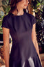 Round Neck Ruffle Dress - Premium  from Do + Be Collection - Just $42.82! Shop now at Alexi and Gray