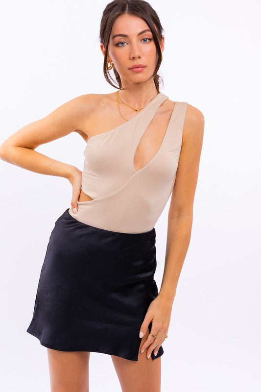 CUT OUT TANK BODYSUIT - Premium  from LE LIS - Just $24.20! Shop now at Alexi and Gray