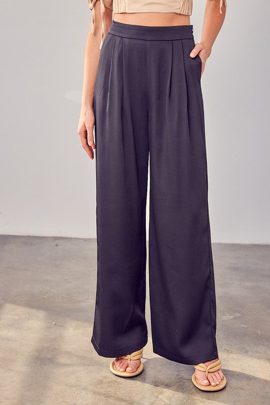 Wide Leg Pants - Premium  from Do + Be Collection - Just $54.42! Shop now at Alexi and Gray