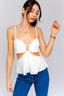 GABRIELLA CUT OUT SPAGHETTI TOP - Premium  from LE LIS - Just $35.28! Shop now at Alexi and Gray