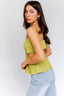 GABRIELLA CUT OUT SPAGHETTI TOP - Premium  from LE LIS - Just $35.28! Shop now at Alexi and Gray