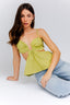 GABRIELLA CUT OUT SPAGHETTI TOP - Premium  from LE LIS - Just $35.28! Shop now at Alexi and Gray