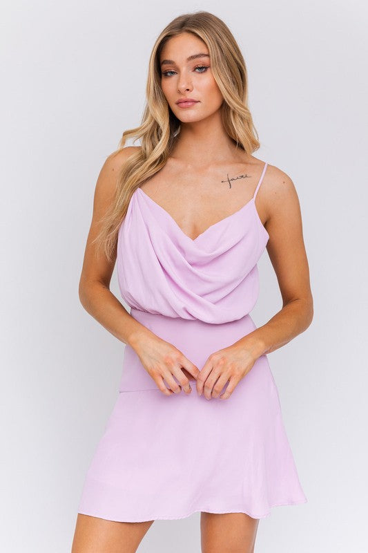 SLEEVELESS MINI DRESS - Premium  from LE LIS - Just $45.10! Shop now at Alexi and Gray