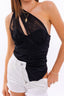 ONE SHOULDER DETAIL MESH BODYSUIT - Premium  from LE LIS - Just $40.70! Shop now at Alexi and Gray