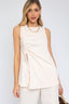 SLEEVELESS RUCHING TOP - Premium  from Gilli - Just $32.76! Shop now at Alexi and Gray