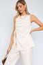 SLEEVELESS RUCHING TOP - Premium  from Gilli - Just $32.76! Shop now at Alexi and Gray