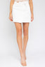 WHITE DENIM MINI SKIRT - Premium  from Gilli - Just $33! Shop now at Alexi and Gray