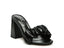 Noie Mid Block Heel Pleated Strap Sandals - Premium  from Rag Company - Just $21.63! Shop now at Alexi and Gray