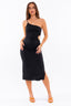 ONE SHOULDER MIDI DRESS - Premium  from LE LIS - Just $33.00! Shop now at Alexi and Gray