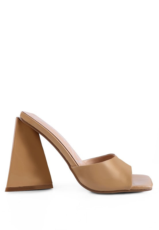 LOVEBUG TRIANGULAR BLOCK HEEL SANDALS - Premium  from Rag Company - Just $48.88! Shop now at Alexi and Gray