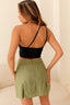 ONE SHOULDER RUCHED CROP TOP - Premium  from LE LIS - Just $27.72! Shop now at Alexi and Gray