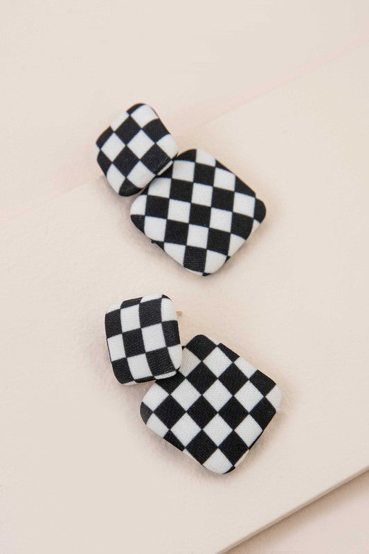 Textile Drop Earrings - Premium  from Lovoda - Just $30! Shop now at Alexi and Gray