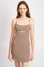 SPAGHETTI STRAP MINI PLAID DRESS - Premium  from Emory Park - Just $52.00! Shop now at Alexi and Gray