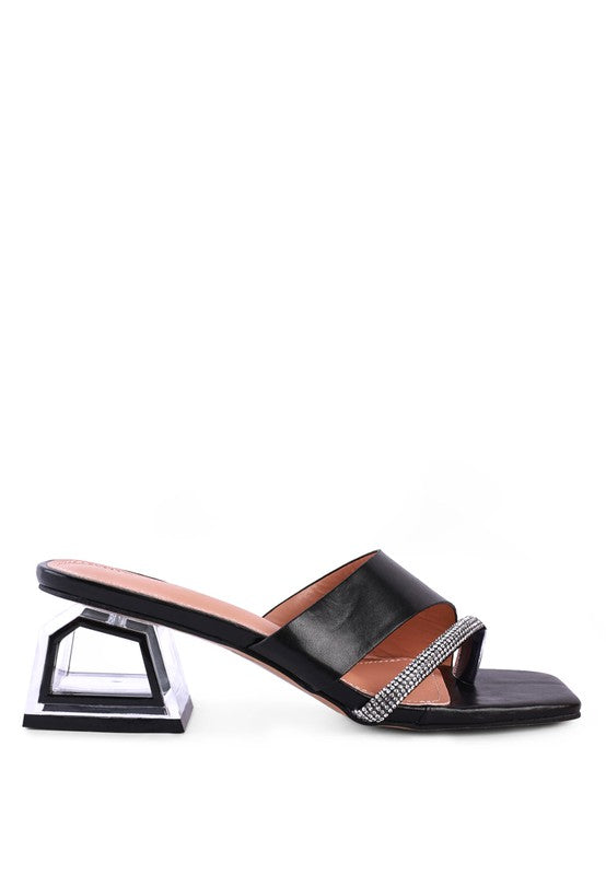 GOFLY NEVER MINIMAL LOW HEEL SANDALS - Premium  from Rag Company - Just $31.76! Shop now at Alexi and Gray