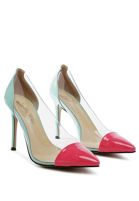 Candace clear Stiletto Pumps - Premium  from Rag Company - Just $61.36! Shop now at Alexi and Gray