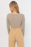 LONG SLEEVE BUTTON DETAIL BODYSUIT - Premium  from LE LIS - Just $31.90! Shop now at Alexi and Gray