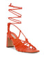 STRINGS ATTACH BRAIDED TIE UP BLOCK HEELED SANDAL - Premium  from Rag Company - Just $55.20! Shop now at Alexi and Gray