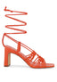 STRINGS ATTACH BRAIDED TIE UP BLOCK HEELED SANDAL - Premium  from Rag Company - Just $55.20! Shop now at Alexi and Gray