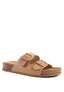 MINATA PLATFORM BUCKLED SLIDE SANDALS - Premium  from Rag Company - Just $28.78! Shop now at Alexi and Gray