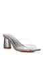 Clear Flirt Clear Strap Slip On Heels - Premium  from Rag Company - Just $21.24! Shop now at Alexi and Gray