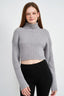 BOXY TURTLENECK CROPPED TOP - Premium  from Emory Park - Just $46.80! Shop now at Alexi and Gray