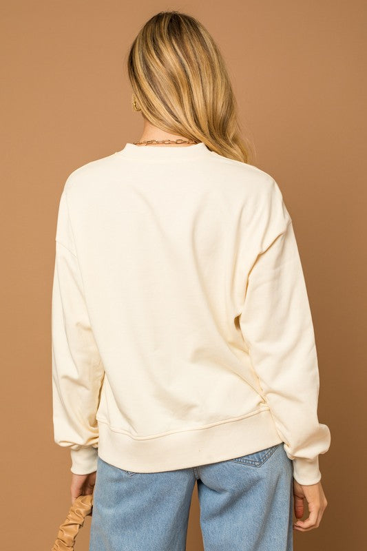 LONG SLEEVE GRATEFUL SWEAT SHIRT - Premium  from Gilli - Just $41.80! Shop now at Alexi and Gray