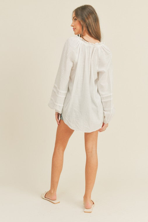 Button Top - Premium  from Lush Clothing - Just $40.14! Shop now at Alexi and Gray