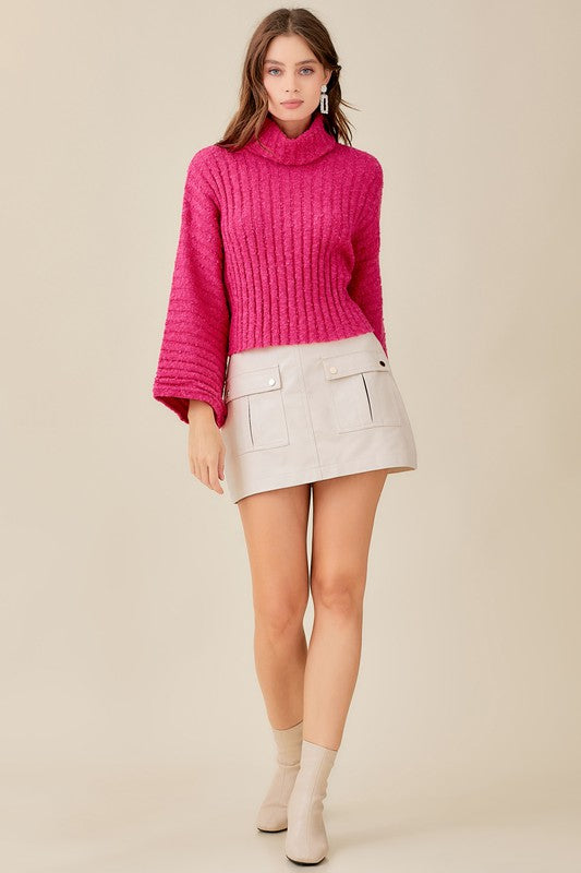TURTLENECK SWEATER - Premium  from Mustard Seed - Just $31.94! Shop now at Alexi and Gray