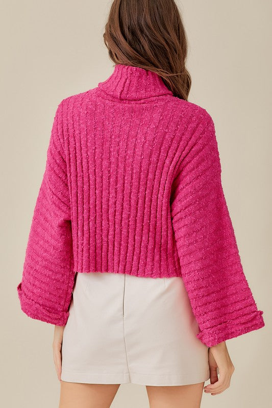 TURTLENECK SWEATER - Premium  from Mustard Seed - Just $45.64! Shop now at Alexi and Gray