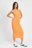 HALTER NECK BODYCON MIDI DRESS - Premium  from Emory Park - Just $59.80! Shop now at Alexi and Gray