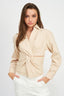 LONG SLEEVE TWIST FRONT TOP - Premium  from Emory Park - Just $53.30! Shop now at Alexi and Gray