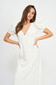 V NECK MAXI DRESS WITH PUFF SLEEVES - Premium  from Emory Park - Just $65.00! Shop now at Alexi and Gray