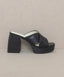 OASIS SOCIETY Carmen - Chunky Platform Mule Heel - Premium  from KKE Originals - Just $55.00! Shop now at Alexi and Gray