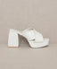 OASIS SOCIETY Carmen - Chunky Platform Mule Heel - Premium  from KKE Originals - Just $55.00! Shop now at Alexi and Gray