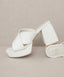 OASIS SOCIETY Carmen - Chunky Platform Mule Heel - Premium  from KKE Originals - Just $55.00! Shop now at Alexi and Gray