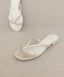 Oasis Society Ada - Delicate Knotted Flat Sandal - Premium  from KKE Originals - Just $22.81! Shop now at Alexi and Gray