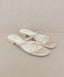 Oasis Society Ada - Delicate Knotted Flat Sandal - Premium  from KKE Originals - Just $22.81! Shop now at Alexi and Gray