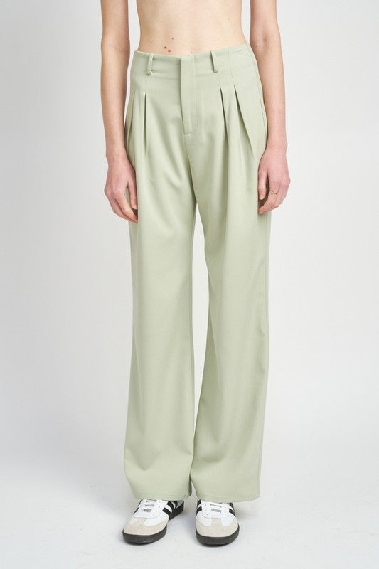 HIGH WAIST PLEATED PANTS - Premium  from Emory Park - Just $50.70! Shop now at Alexi and Gray