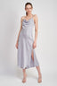 COWL NECK SLIP MIDI DRESS - Premium  from Emory Park - Just $49.40! Shop now at Alexi and Gray