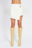 RUCHED MINI SKIRT WITH SIDE SLIT - Premium  from Emory Park - Just $37.70! Shop now at Alexi and Gray