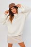 Ribbed Knitted Sweater - Premium  from LE LIS - Just $48.30! Shop now at Alexi and Gray