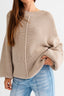 Ribbed Knitted Sweater - Premium  from LE LIS - Just $48.30! Shop now at Alexi and Gray