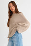 Ribbed Knitted Sweater - Premium  from LE LIS - Just $48.30! Shop now at Alexi and Gray