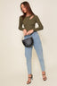 Cut Out Long Sleeve Sweater Top - Premium  from TIMING - Just $30.18! Shop now at Alexi and Gray