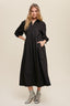 Button Front Puff Sleeve Babydoll Maxi Dress - Premium  from Listicle - Just $53.90! Shop now at Alexi and Gray