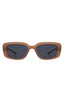 Rectangle Retro Flat Top Square Sunglasses